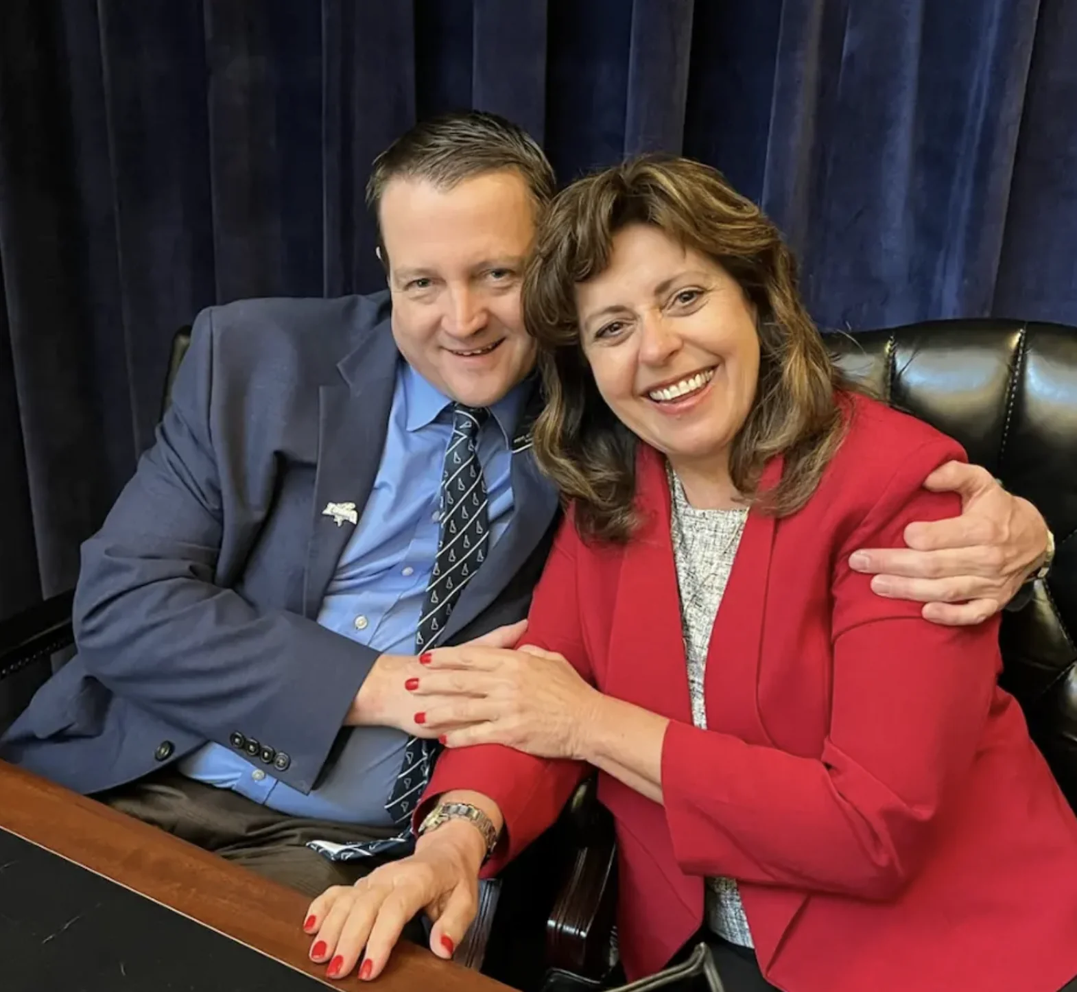 Chad Christensen with Dorothy Moon Idaho Republican Party
