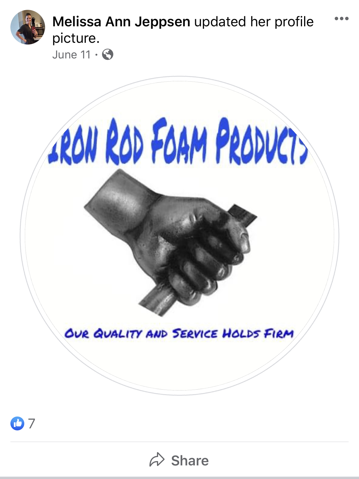 Melissa Ann Jeppsen updated profile picture June 2020