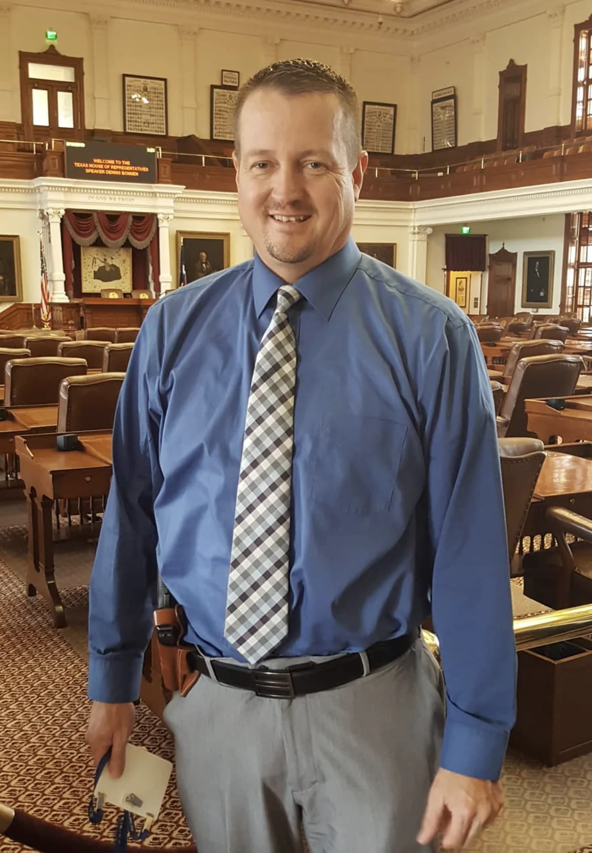 Chad Christensen Texas legislature visit